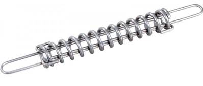 RESSORT DE TENSION EN ACIER INOX, POUR FIL DACIER D= 2,5 MM ET FIL DE