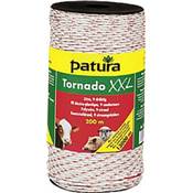 FIL ELECTRO-PLASTIQUE TORNADO XXL TRESSE 200 M, BLANC-ROUGE, 3 CONDUC