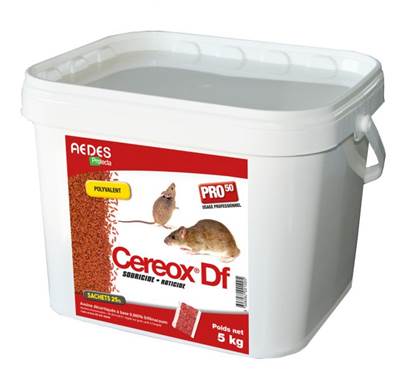 CEREOX-DF - AVOINE DECORTIQUEE NON CONCASSEE AU DIFENACOUM 10 KG